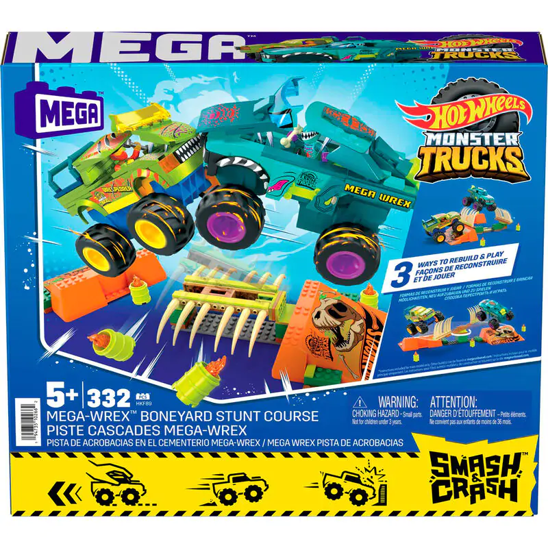 Hot Wheels Mega-Wrex Monster Trucks MEGA Construx product photo