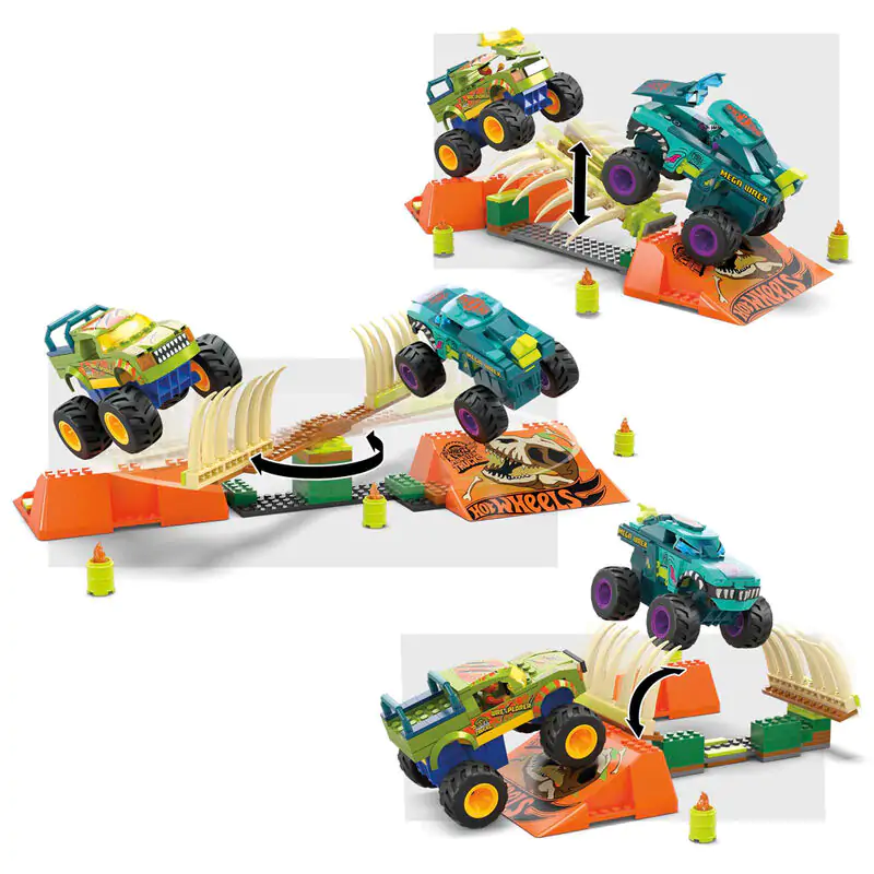Hot Wheels Mega-Wrex Monster Trucks MEGA Construx product photo
