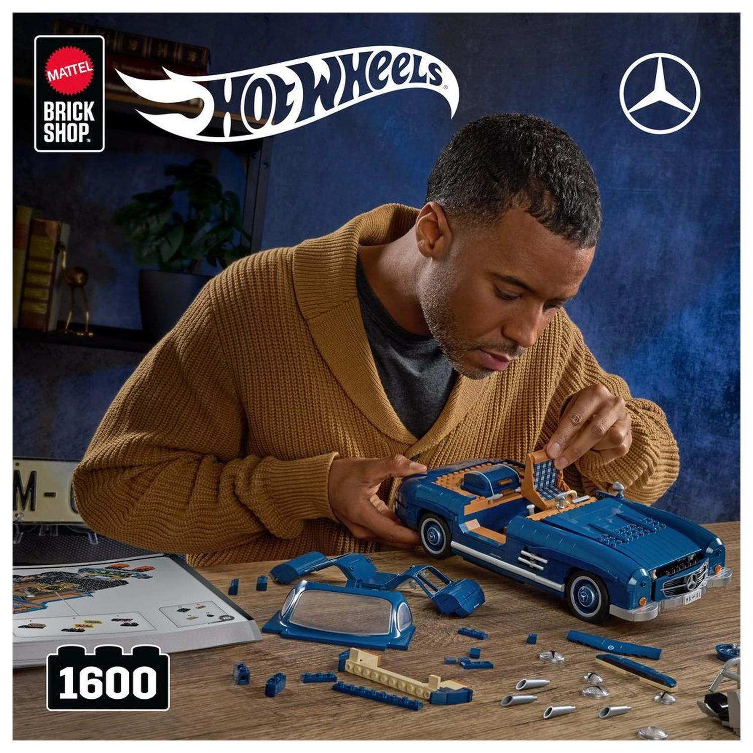 Hot Wheels Mercedes 300SL Premium construction set product photo