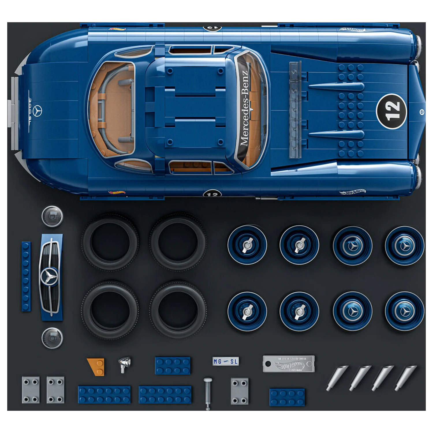 Hot Wheels Mercedes 300SL Premium construction set product photo