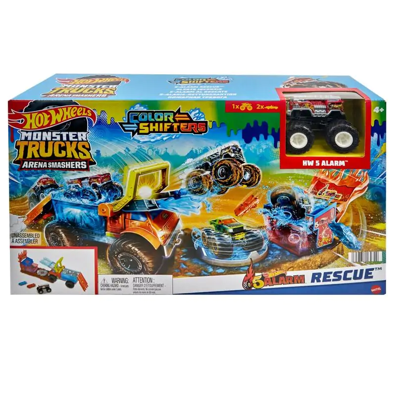 Hot Wheels Monster Trucks Arena Smashers Rescue product photo