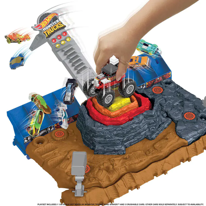 Hot Wheels Monster Trucks Arena Smashers Ultimate Crush Yard product photo