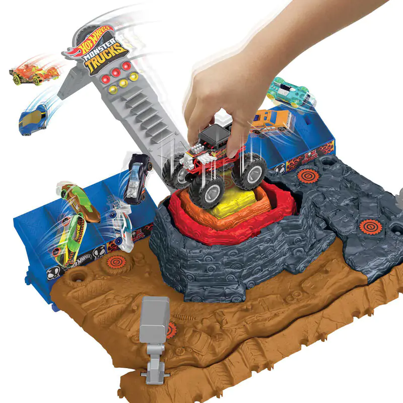 Hot Wheels Monster Trucks Arena Smashers Ultimate Crush Yard product photo
