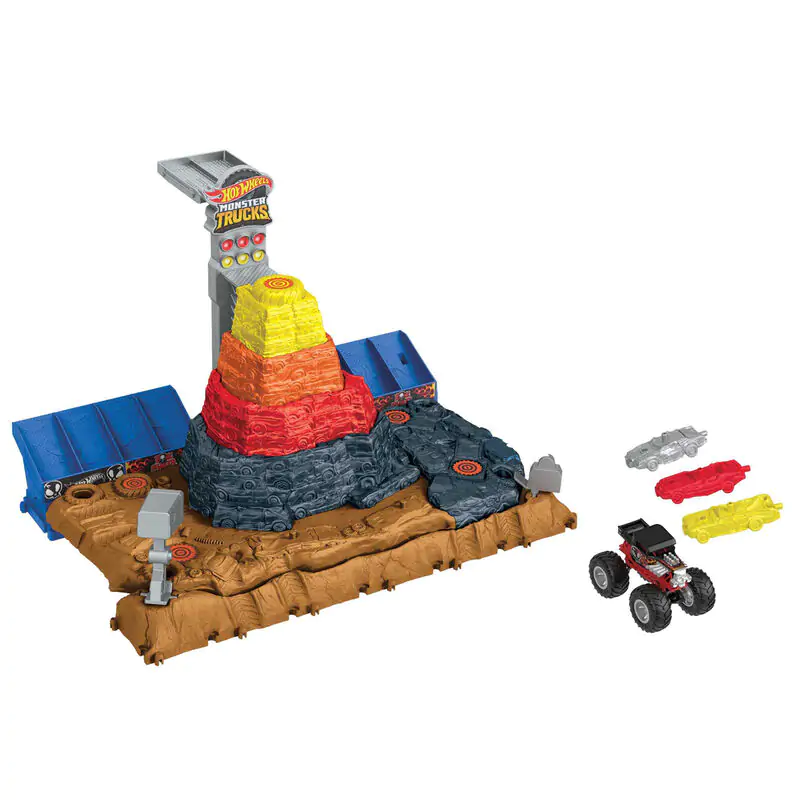 Hot Wheels Monster Trucks Arena Smashers Ultimate Crush Yard product photo