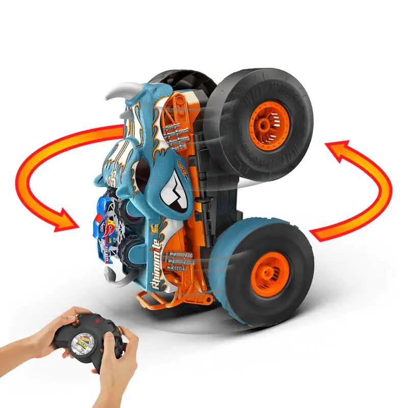 Hot Wheels Monster Trucks Rhinomite radio control car product photo