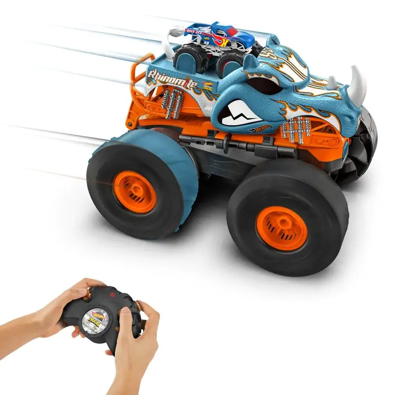 Hot Wheels Monster Trucks Rhinomite radio control car product photo