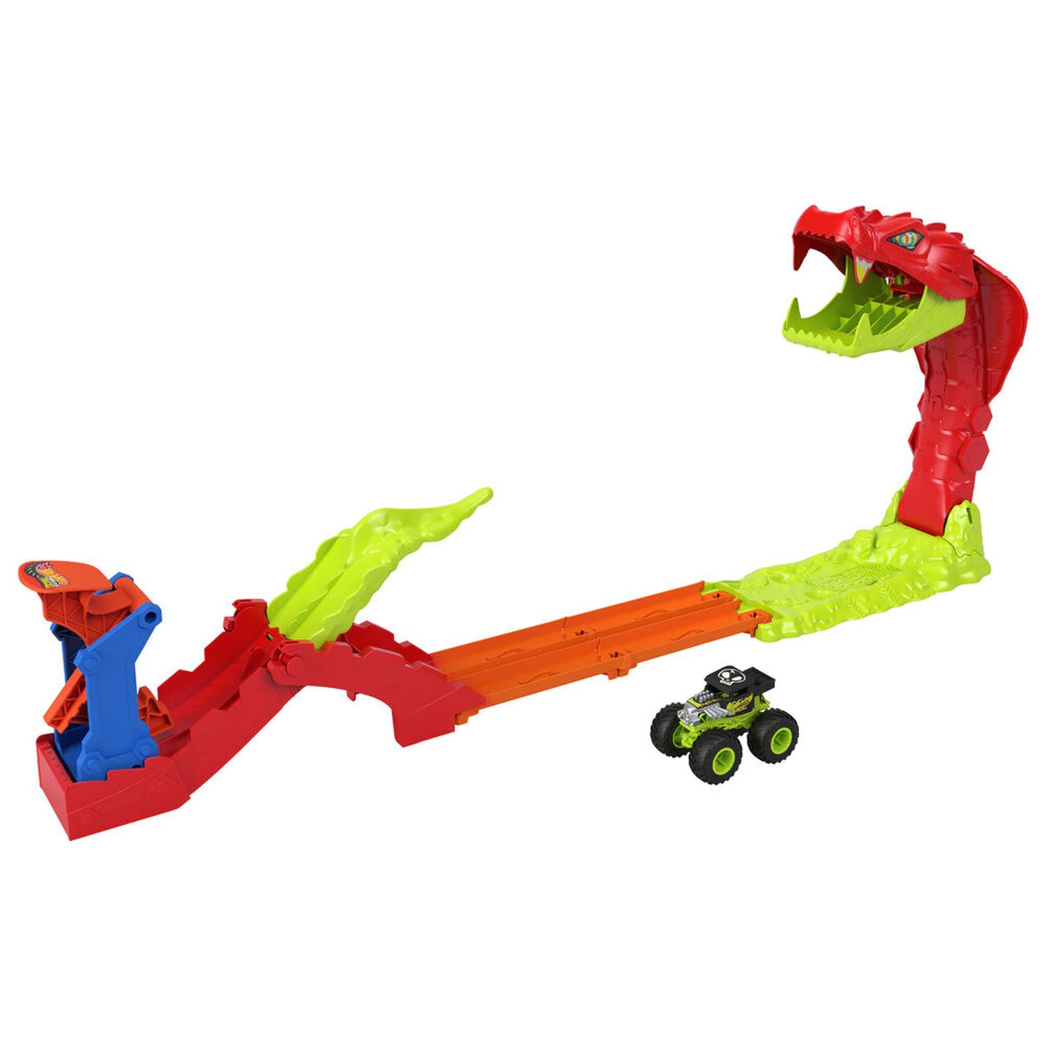 Hot Wheels Monster Trucks Snake Bite playset product photo