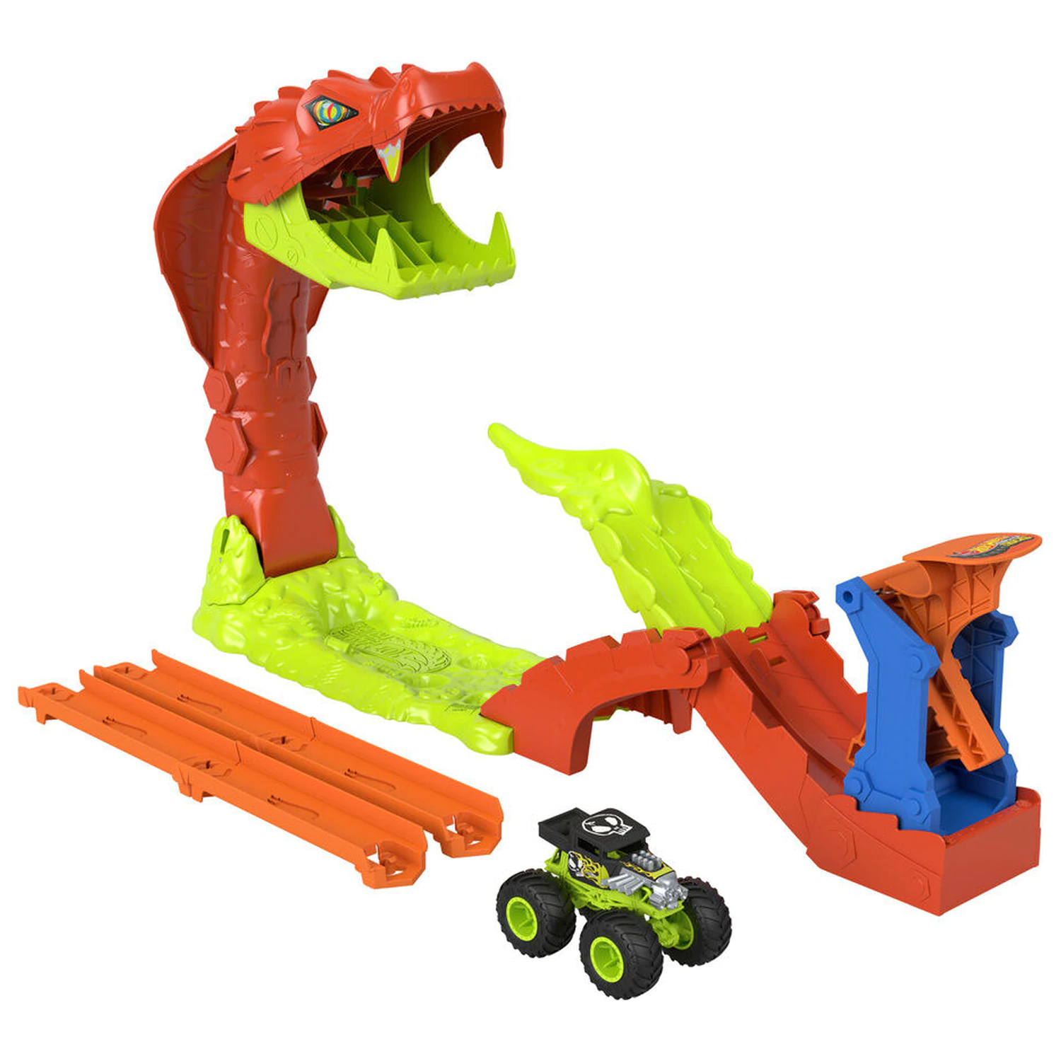 Hot Wheels Monster Trucks Snake Bite playset product photo