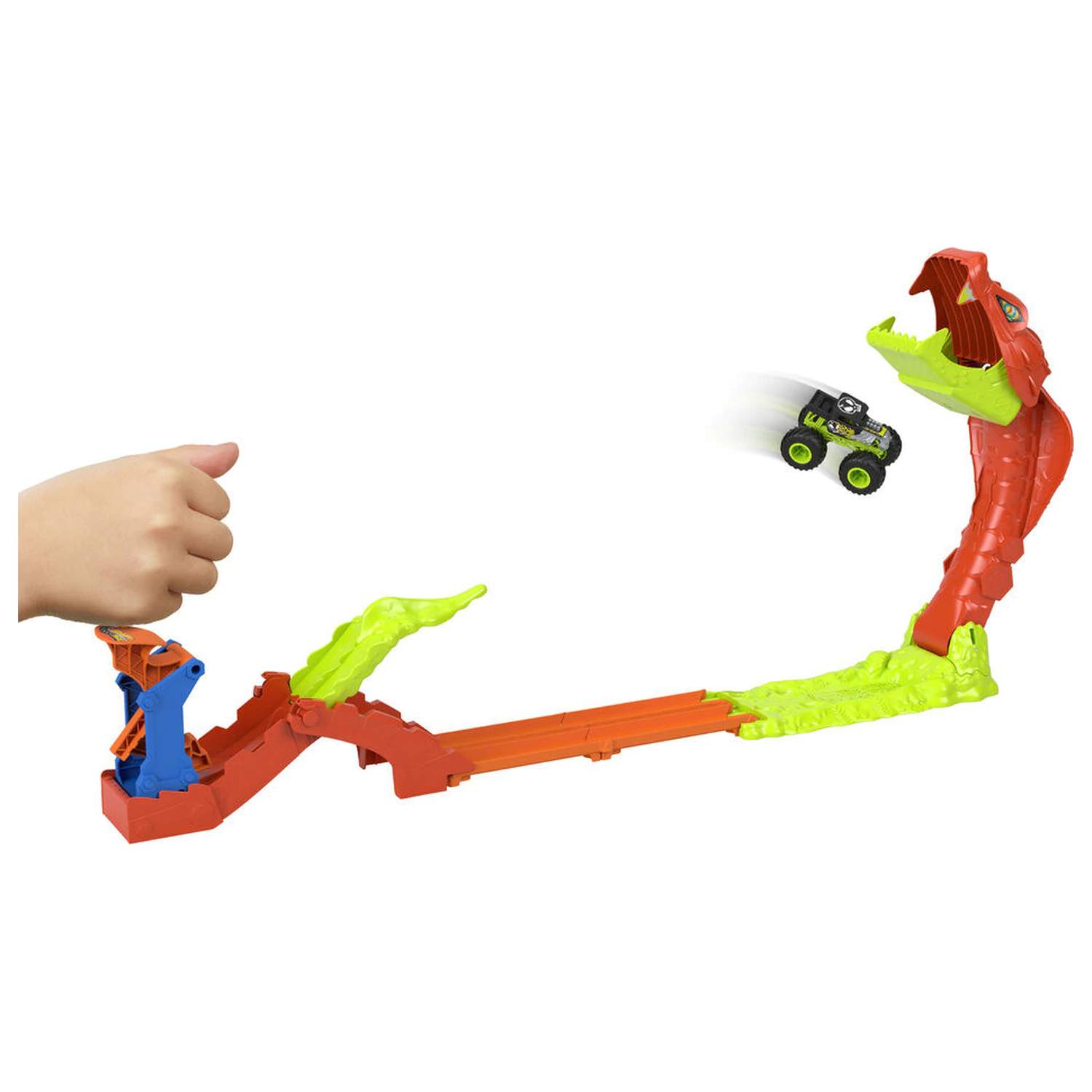 Hot Wheels Monster Trucks Snake Bite playset product photo