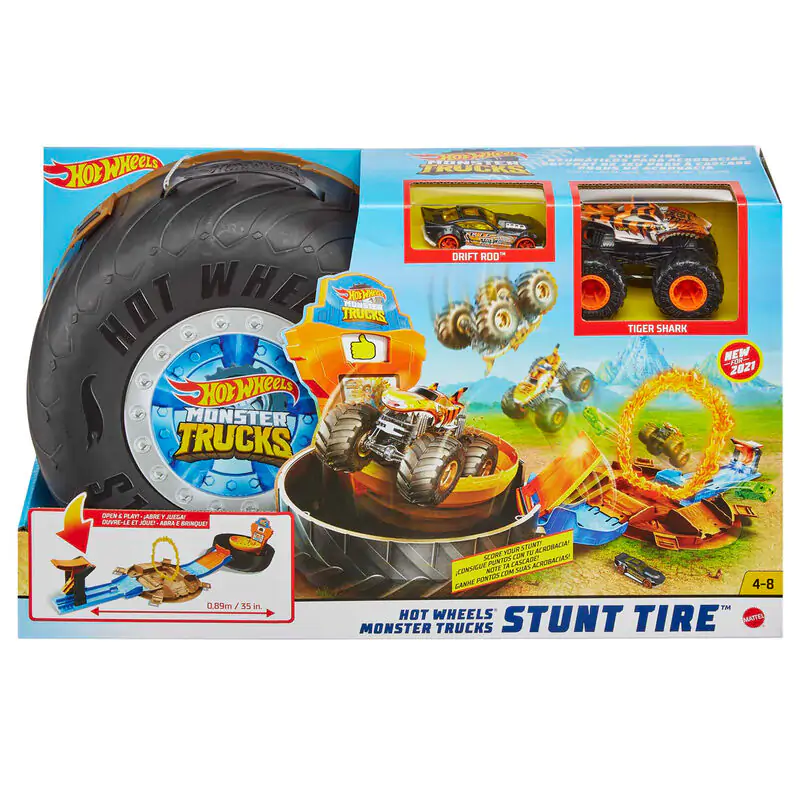 Hot Wheels Monster Trucks Stunt Tire product photo