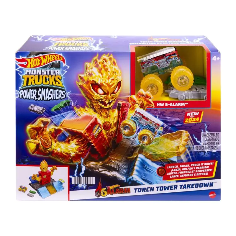 Hot Wheels Monster Trucks Torch Tower Takedown product photo