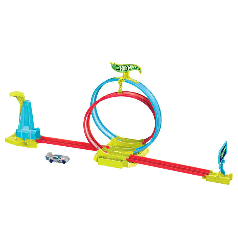 Hot Wheels Neon Speeders Laser Stunt Slamway product photo