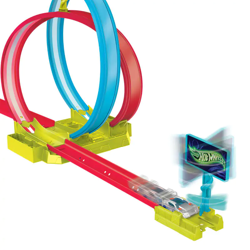 Hot Wheels Neon Speeders Laser Stunt Slamway product photo