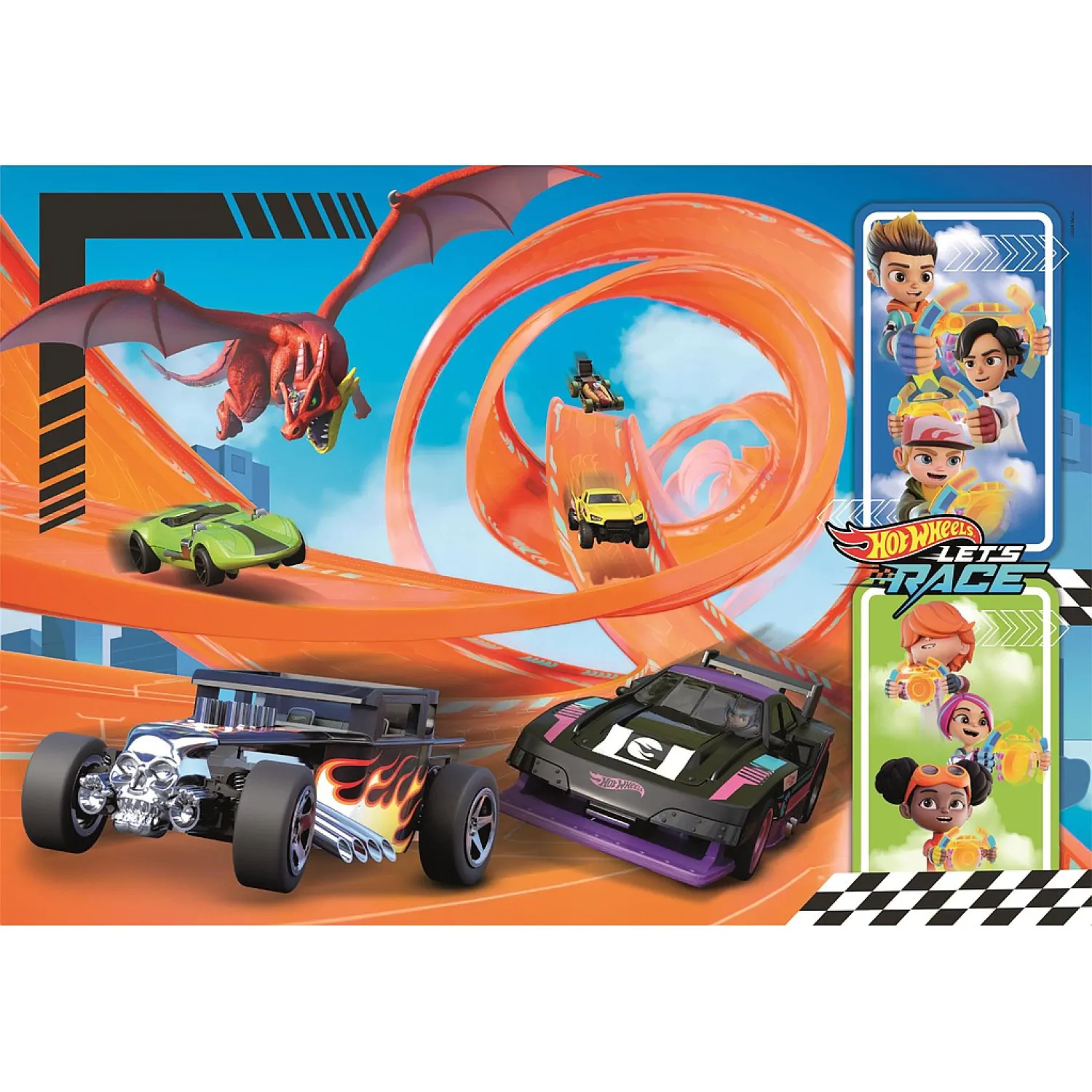 Hot Wheels puzzle 104pcs product photo