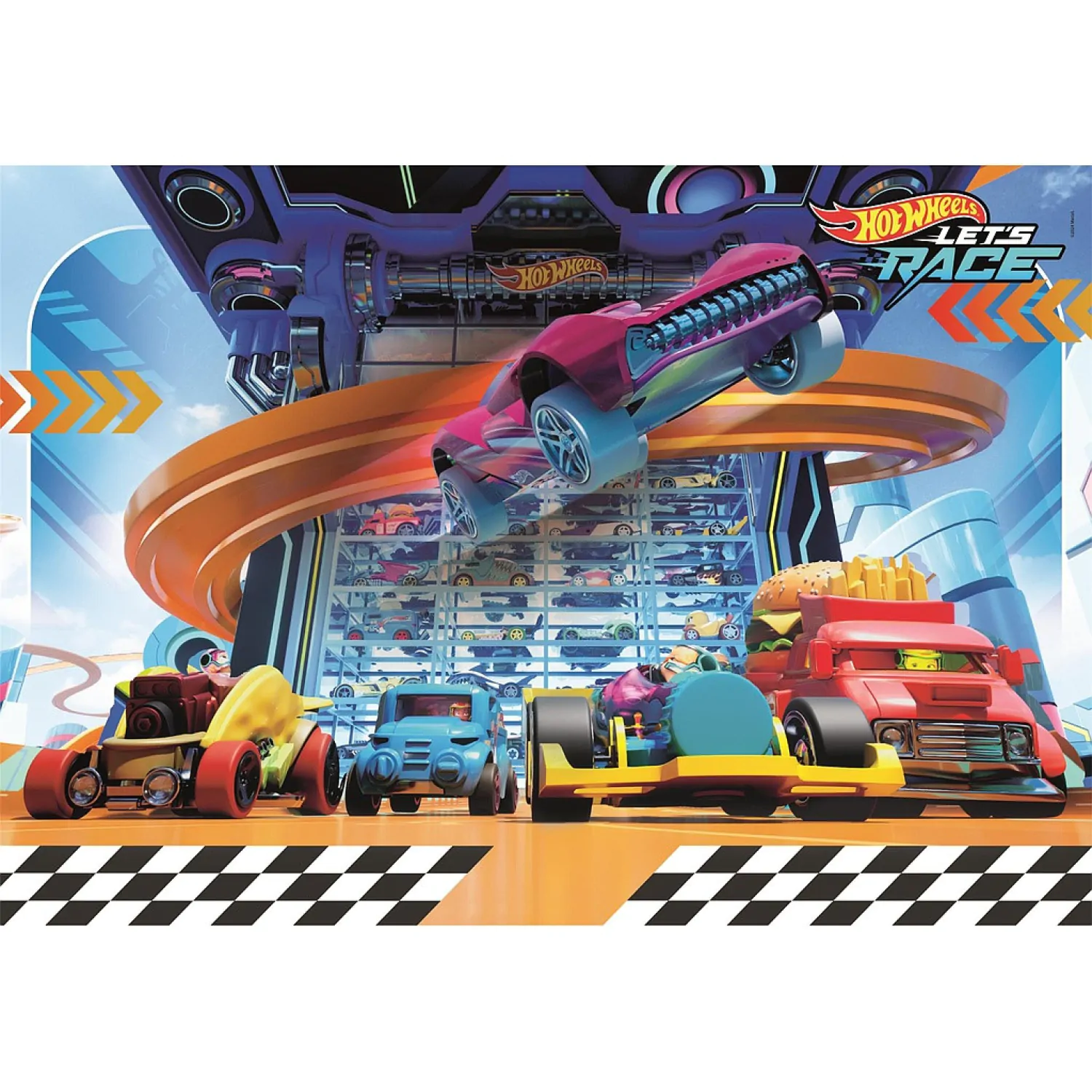 Hot Wheels puzzle 104pcs product photo