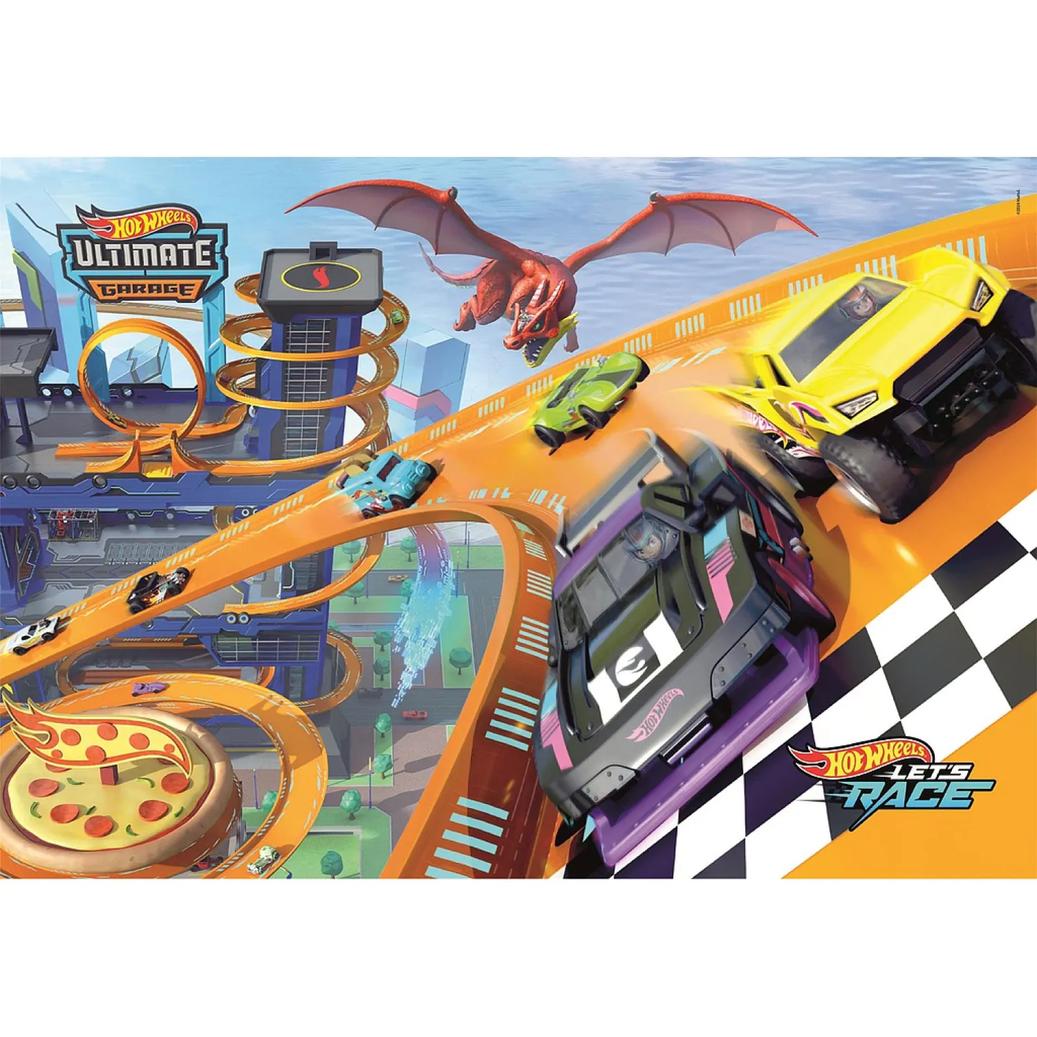 Hot Wheels puzzle 104pcs product photo