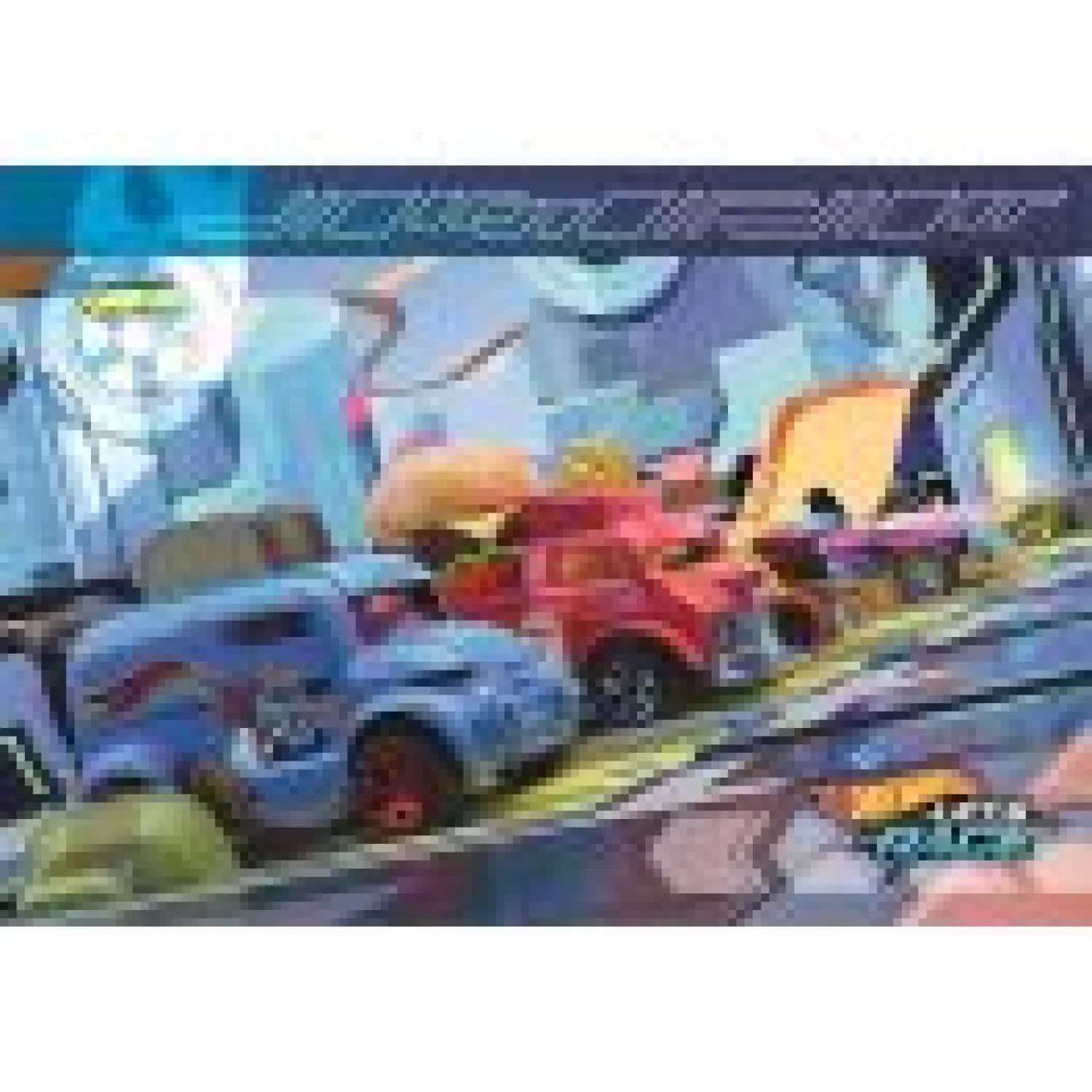 Hot Wheels puzzle 2x60pcs product photo