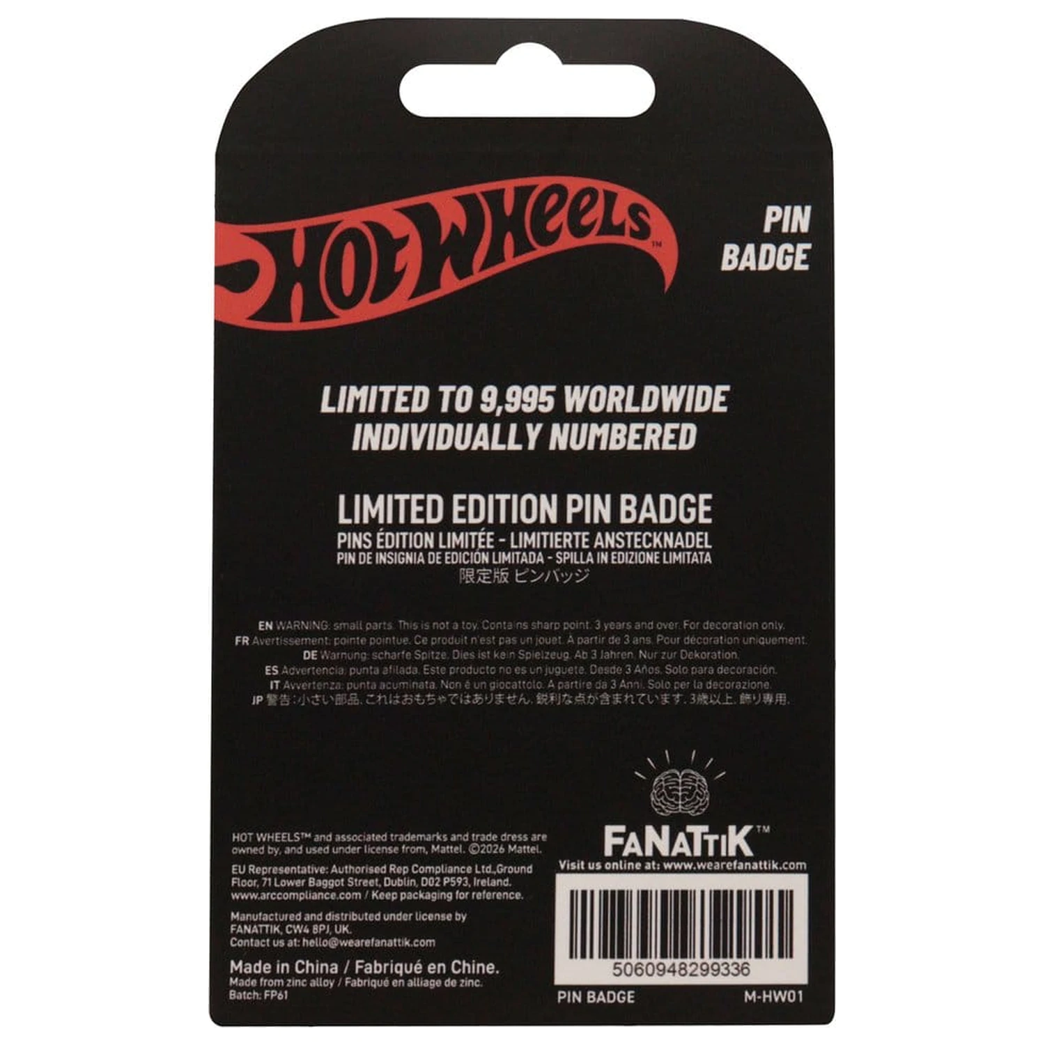 Hot Wheels Pin Badge Race Team Limited Edition product photo