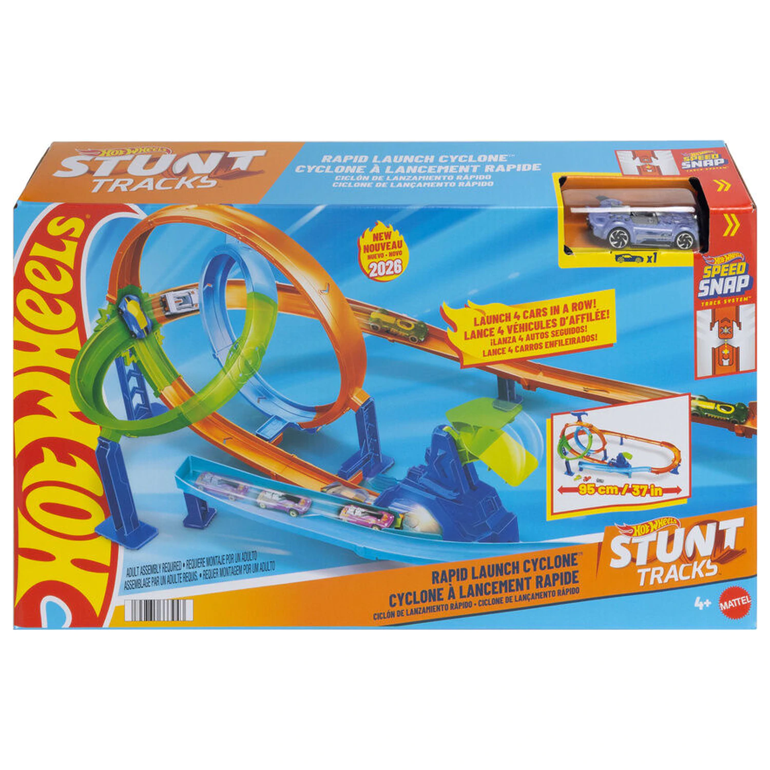 Hot Wheels Rapid Launch Cyclone playset product photo