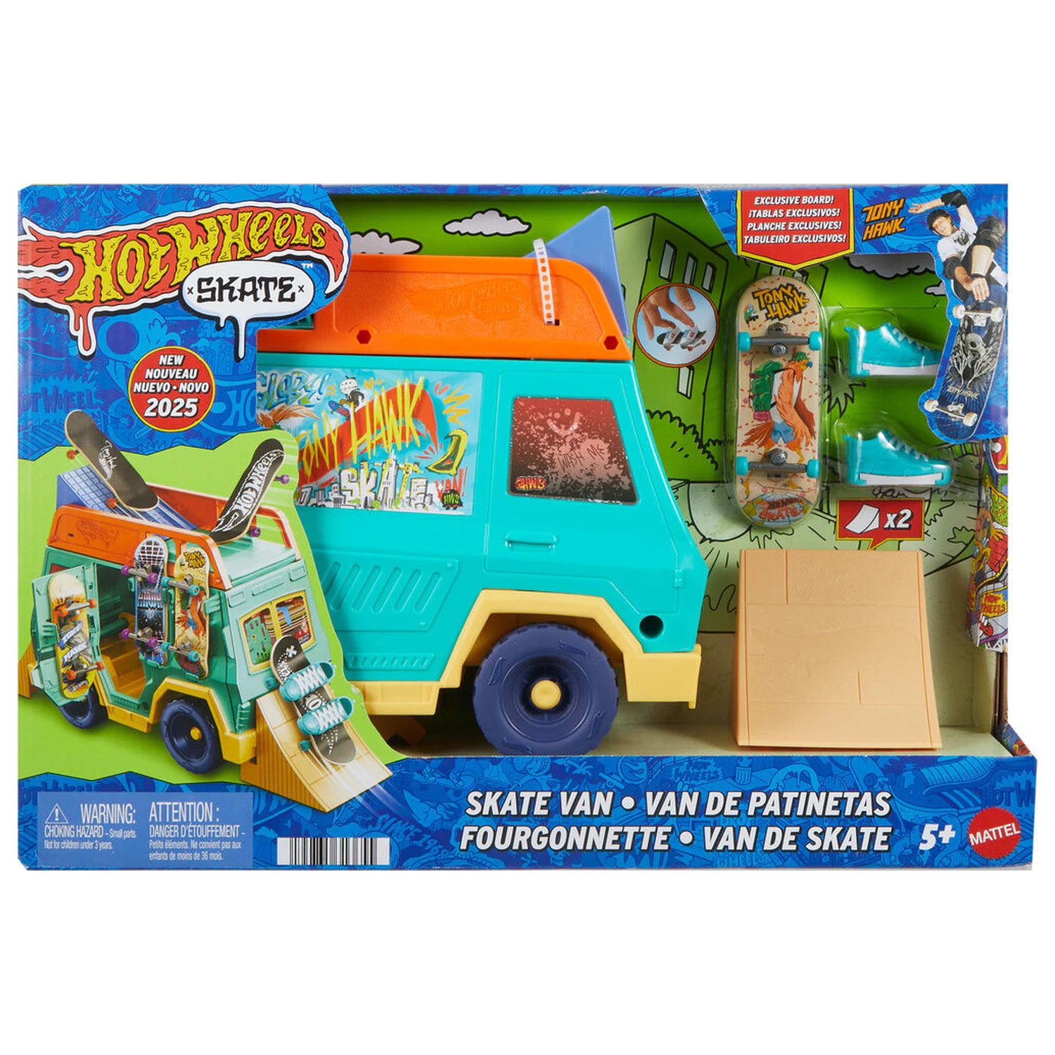 Hot Wheels Skate Van playset product photo