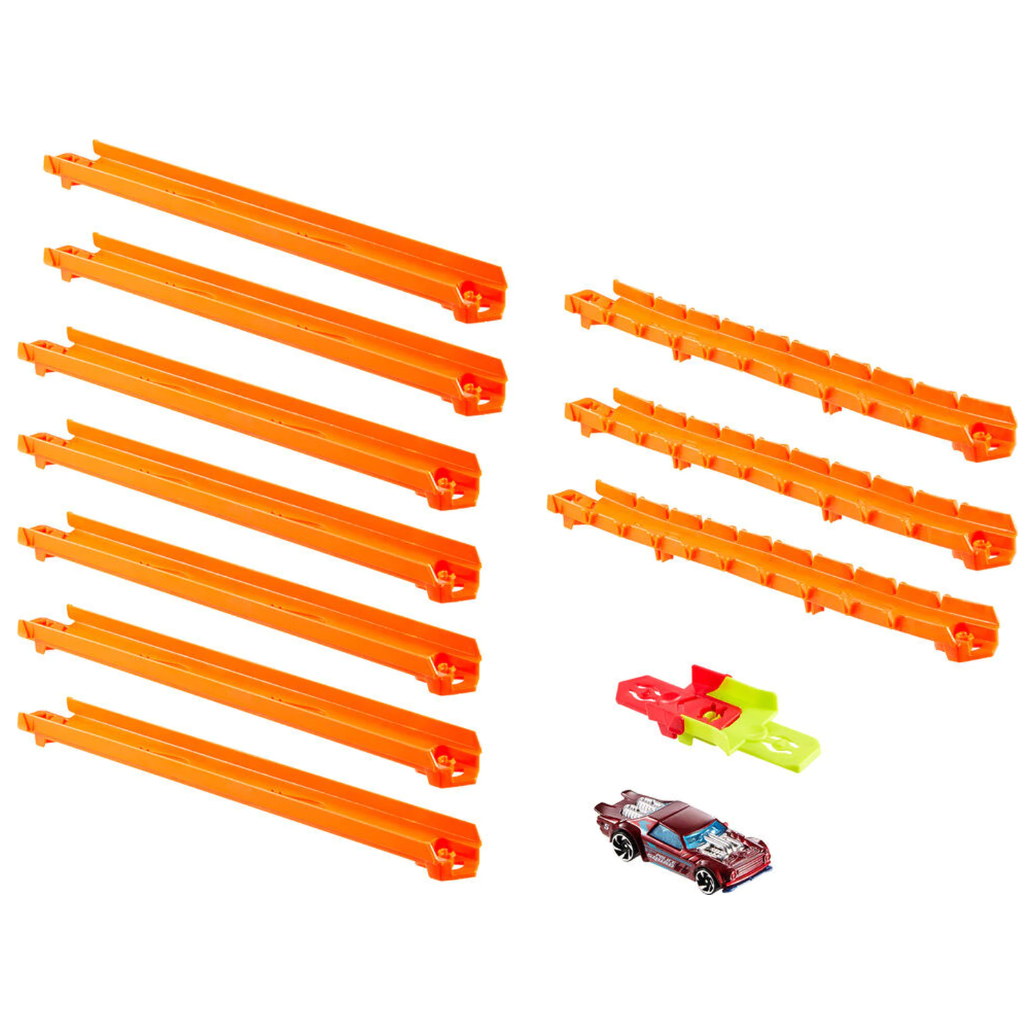 Hot Wheels Track Builder basic pack + car product photo