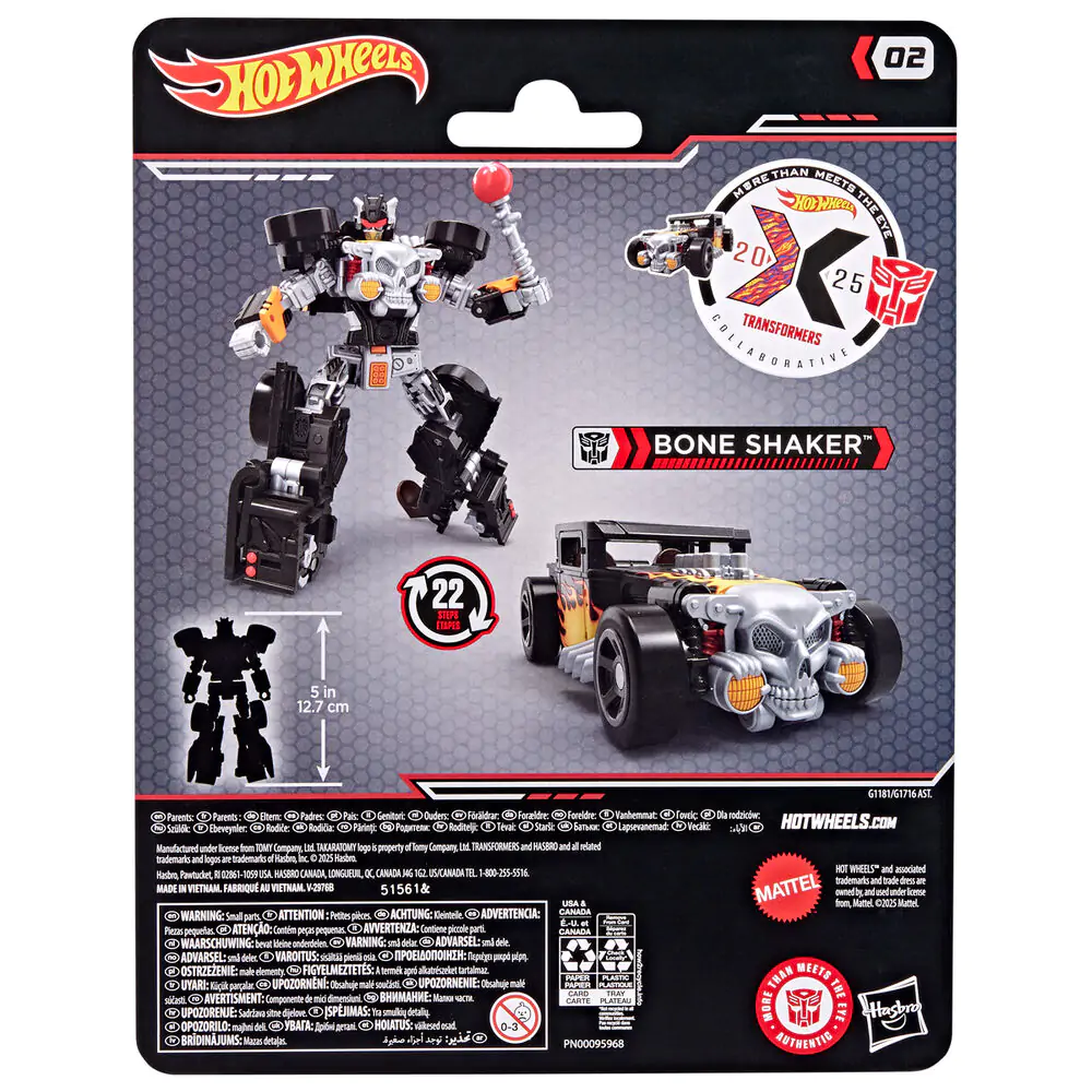 Hot Wheels Transformers Bone Shaker car product photo
