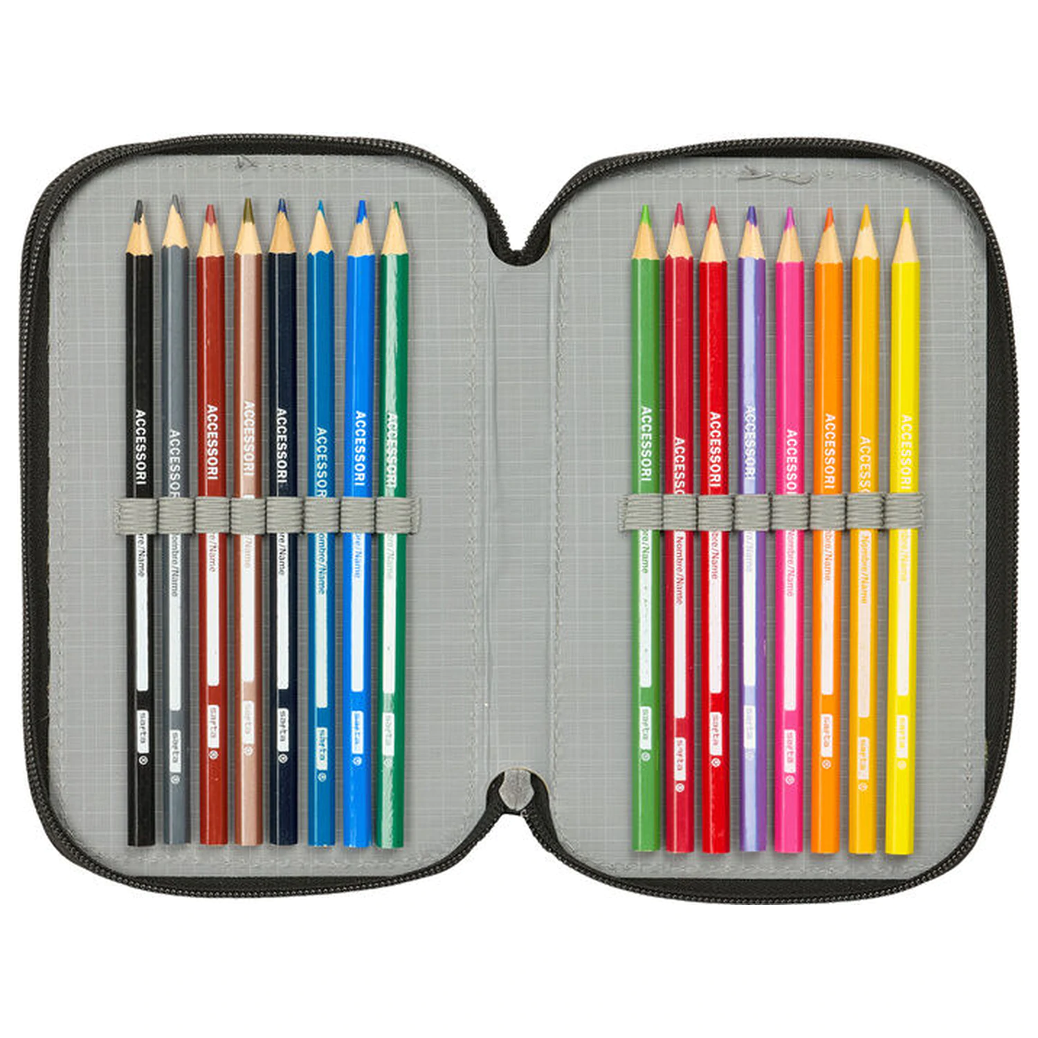 Hot Wheels triple pencil case 37pcs product photo