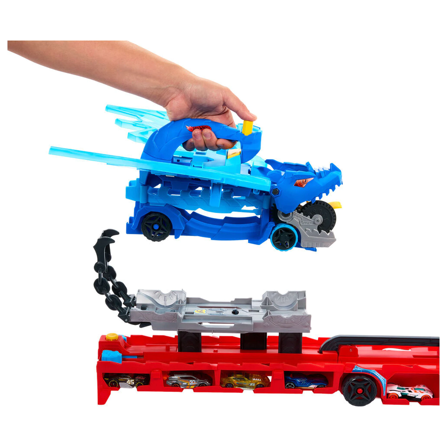 Hot Wheels Ultimate Dual Dragon Transporter product photo