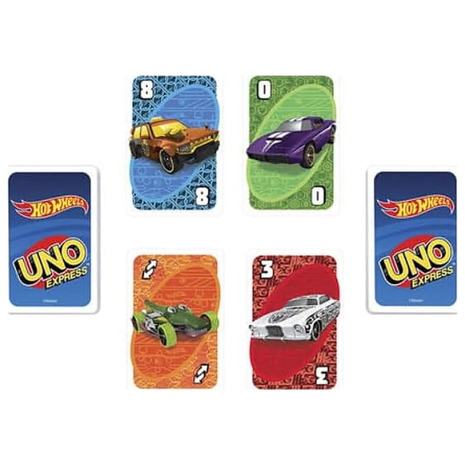 Hot Wheels UNO card game product photo