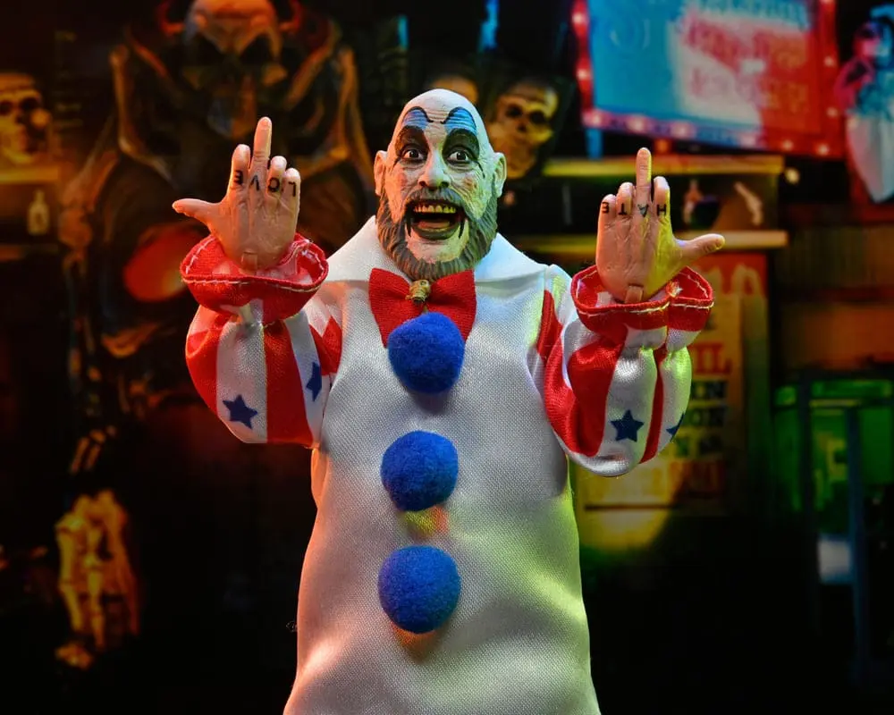 House of 1000 Corpses Clothed Action Figure Captain Spaulding 20 cm termékfotó