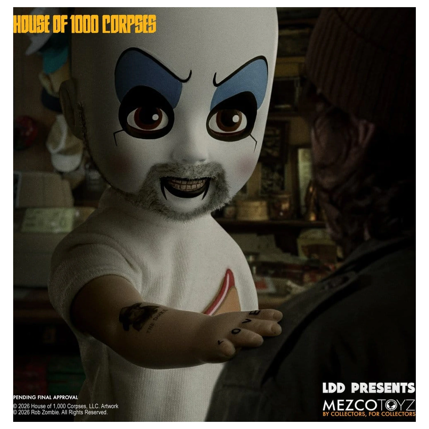 House of 1000 Corpses LDD Presents Doll Captain Spaulding 25 cm product photo