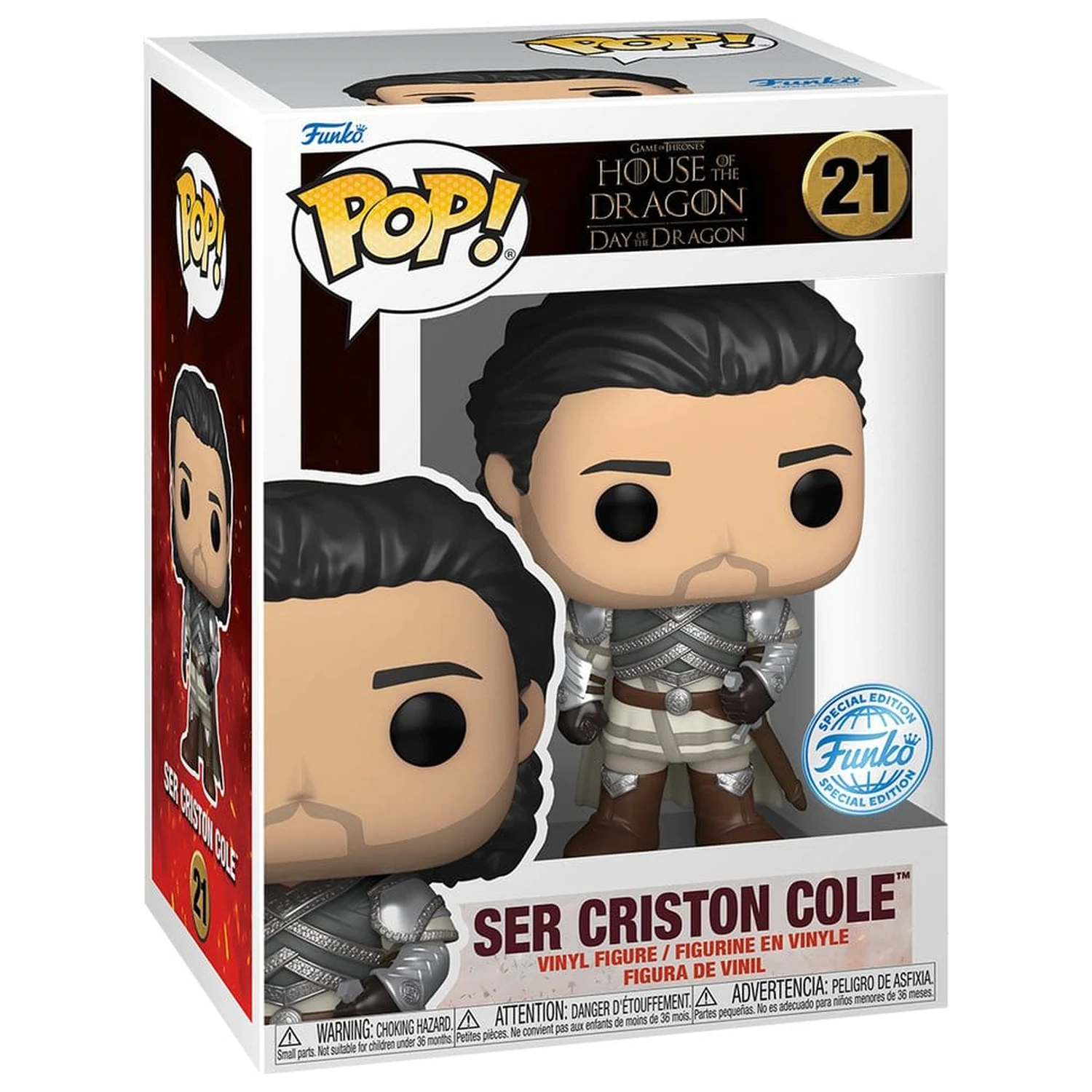 House of the Dragon Funko POP! Vinyl Figure Ser Criston Cole Exclusive Edition 9 cm product photo