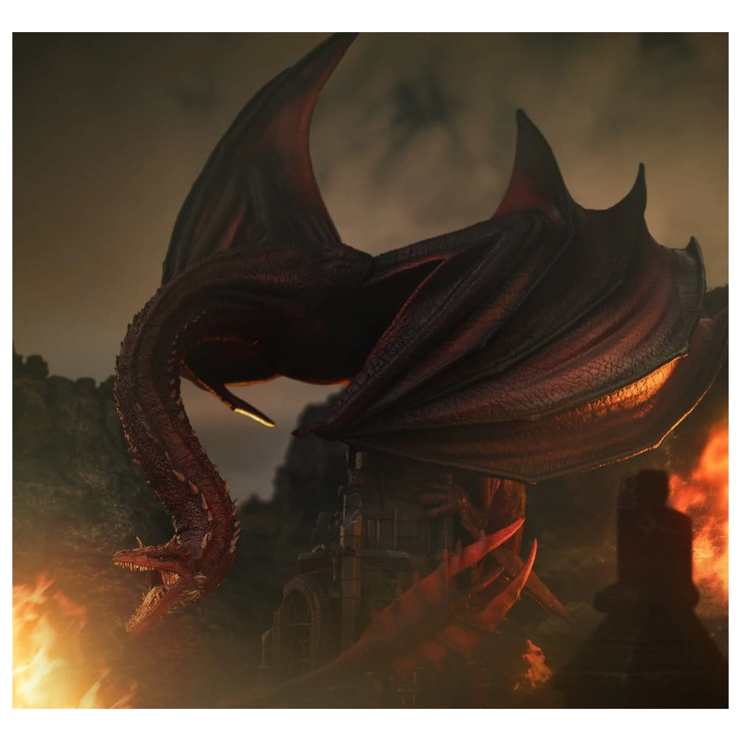 House of the Dragon Icons Statue Caraxes 36 cm product photo