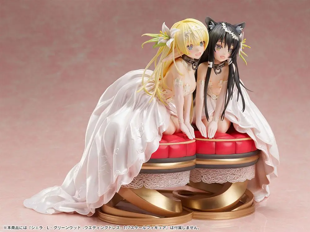 How Not to Summon A Demon Lord Omega PVC Statue 1/7 Rem Galleu Wedding Dress 20 cm product photo