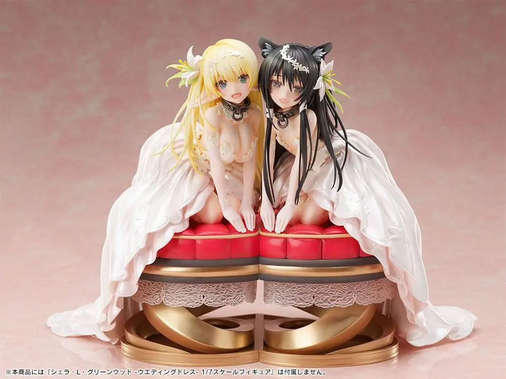 How Not to Summon A Demon Lord Omega PVC Statue 1/7 Rem Galleu Wedding Dress 20 cm product photo