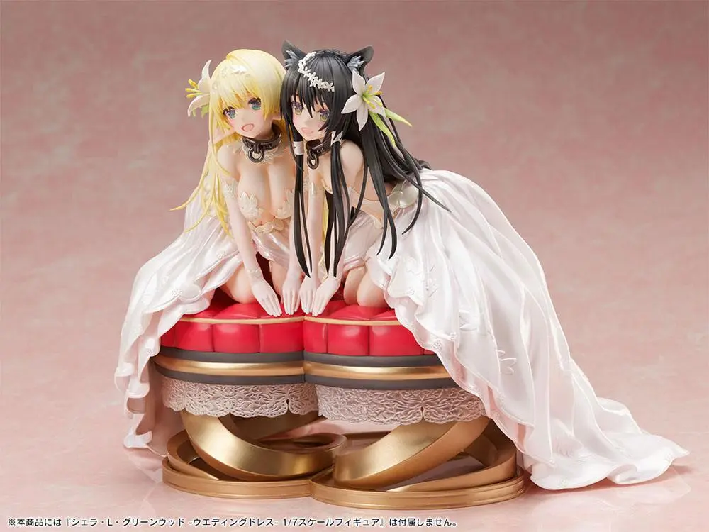 How Not to Summon A Demon Lord Omega PVC Statue 1/7 Rem Galleu Wedding Dress 20 cm product photo