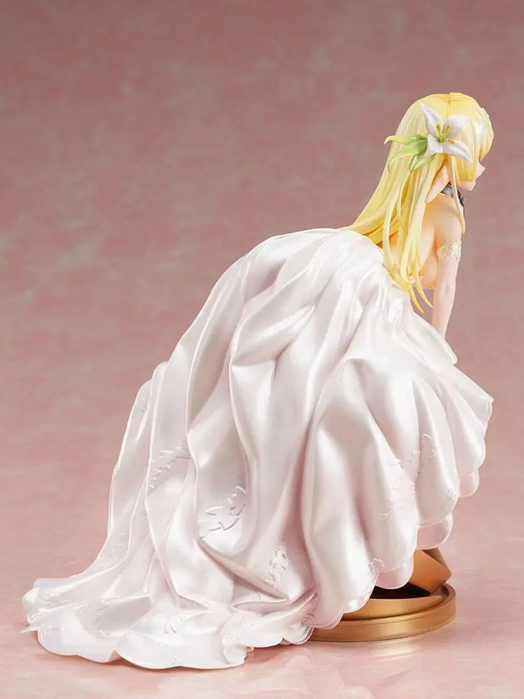 How Not to Summon A Demon Lord Omega PVC Statue 1/7 Shera L. Greenwood Wedding Dress 21 cm product photo