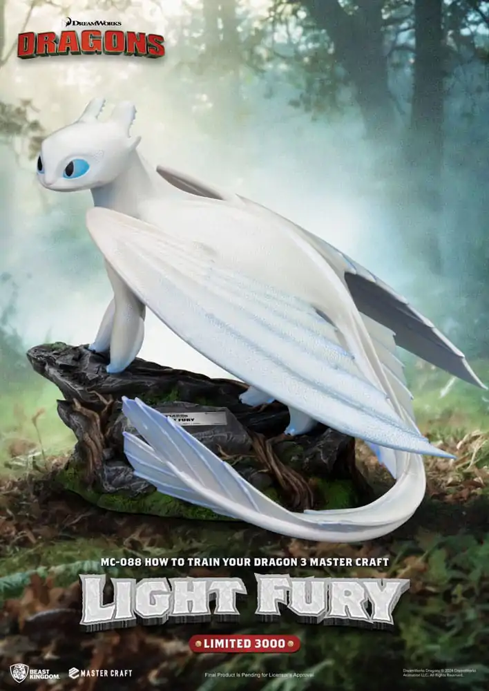 How To Train Your Dragon 3 Master Craft Statue Light Fury 29 cm product photo