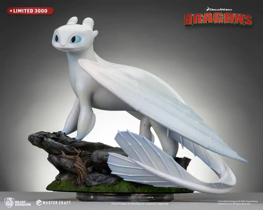 How To Train Your Dragon 3 Master Craft Statue Light Fury 29 cm termékfotó