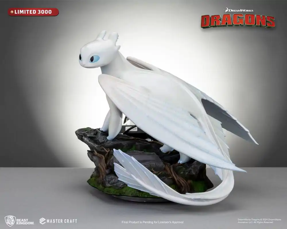 How To Train Your Dragon 3 Master Craft Statue Light Fury 29 cm termékfotó