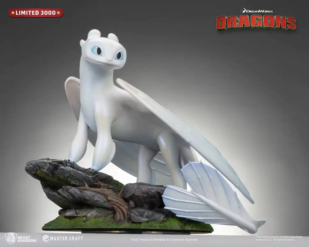 How To Train Your Dragon 3 Master Craft Statue Light Fury 29 cm termékfotó