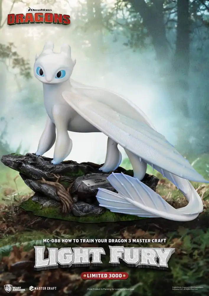 How To Train Your Dragon 3 Master Craft Statue Light Fury 29 cm product photo