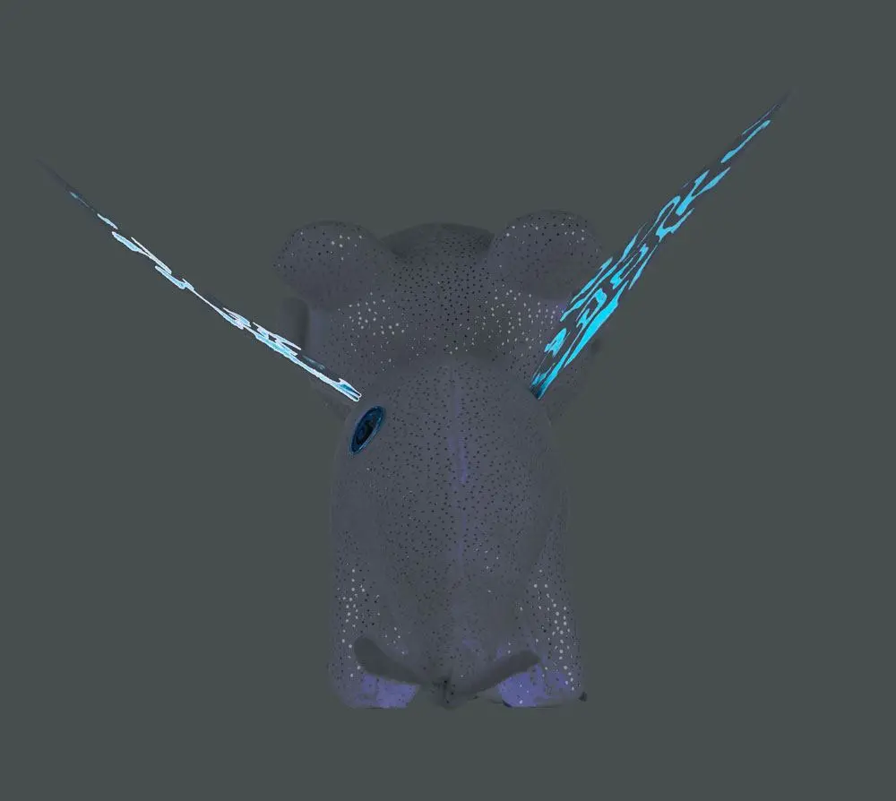 How to Train Your Dragon 3 Plush Figure Light Fury Glow In The Dark 32 cm product photo