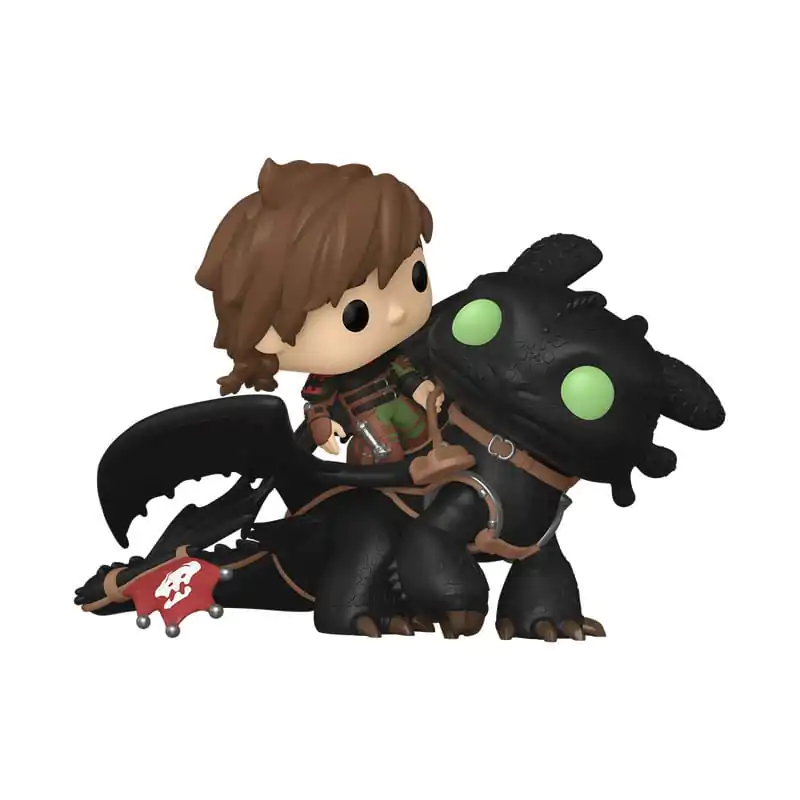 How to Train Your Dragon Funko POP! Rides Deluxe Vinyl Hiccup w/Toothless 9 cm product photo