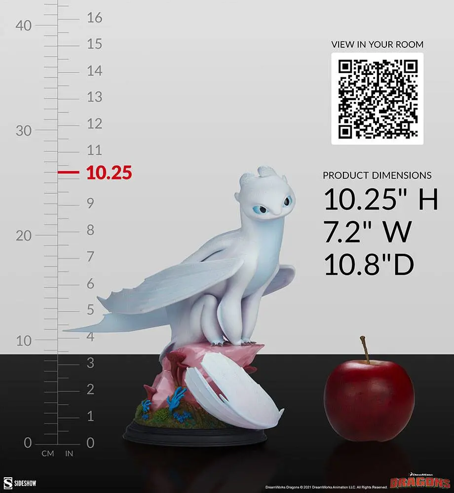 How To Train Your Dragon Statue Light Fury 26 cm product photo