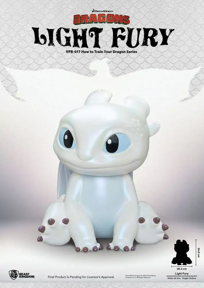 How to Train Your Dragon Funktional Figure Vinyl Light Fury 35 cm termékfotó