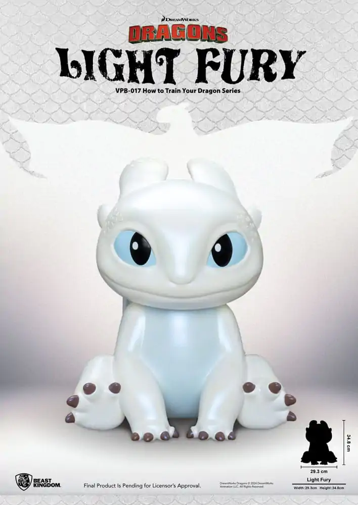 How to Train Your Dragon Funktional Figure Vinyl Light Fury 35 cm termékfotó