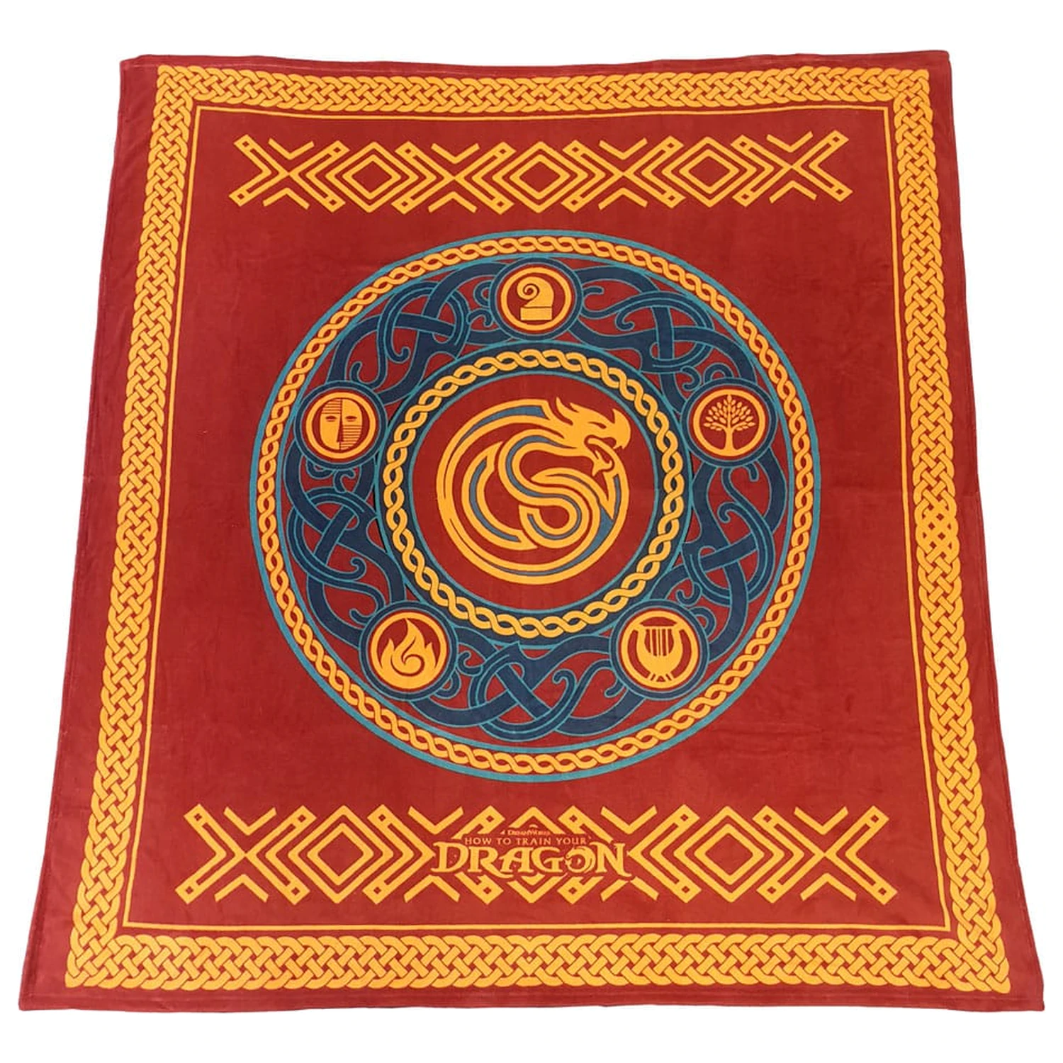 How to Train your Dragon Cozy Blanket Portal Ornament 180 x 200 cm  product photo