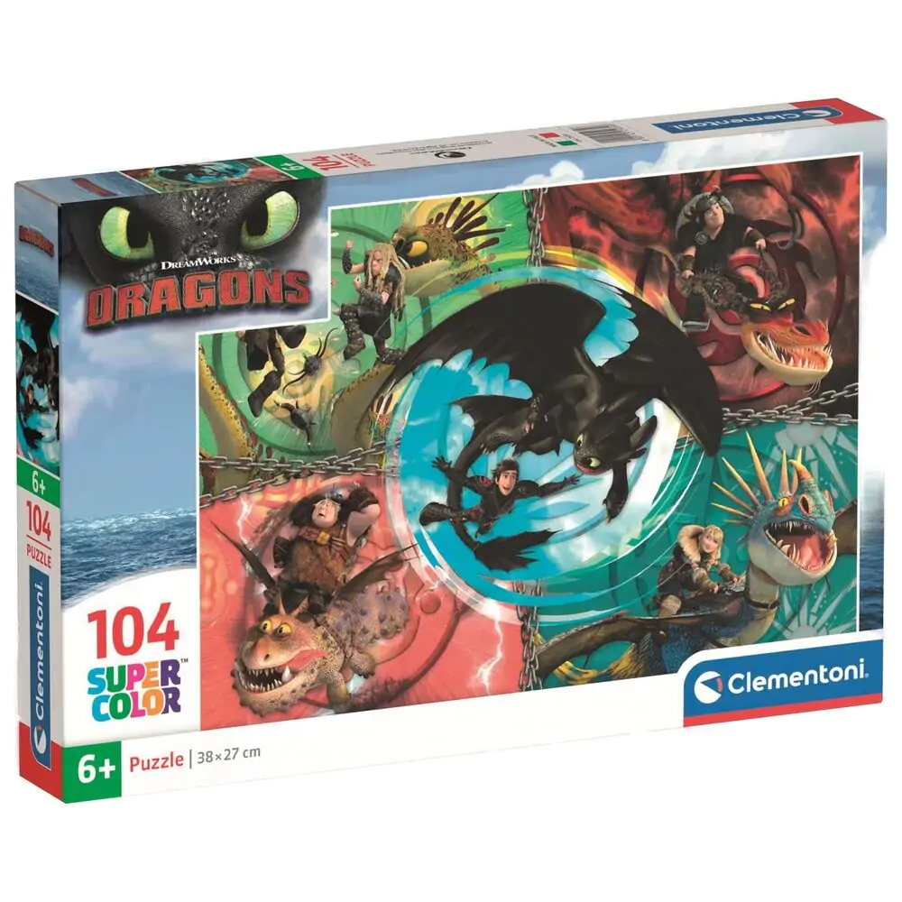 How to Train Your Dragon puzzle 104pcs product photo
