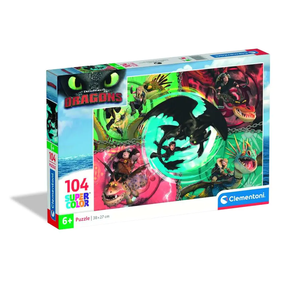 How to Train Your Dragon puzzle 104pcs product photo